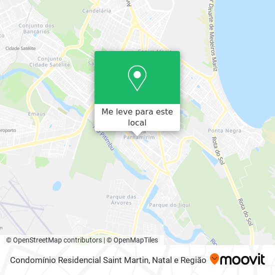 Condomínio Residencial Saint Martin mapa