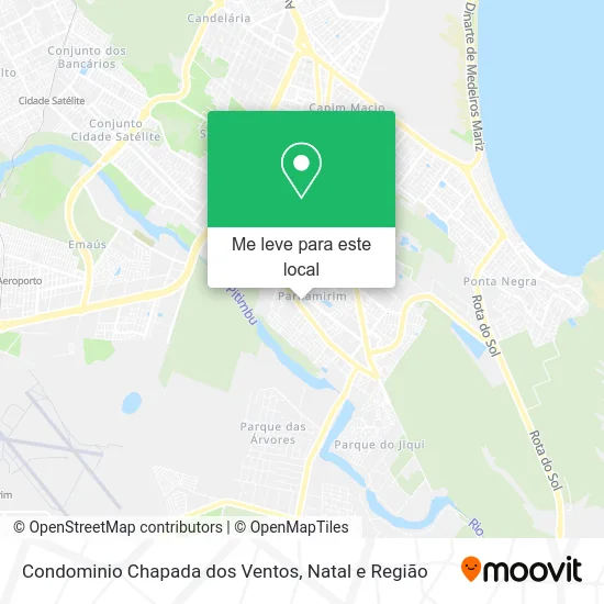 Condominio Chapada dos Ventos mapa