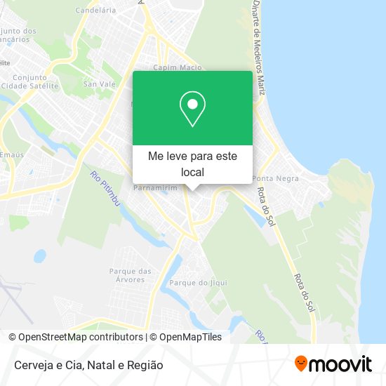 Cerveja e Cia mapa