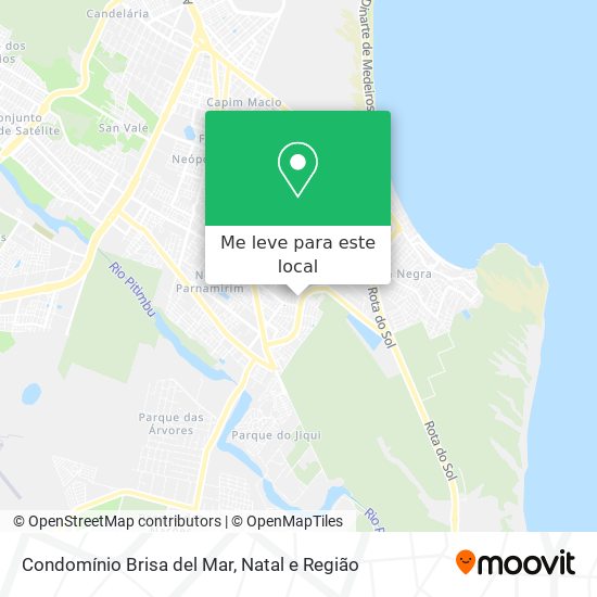 Condomínio Brisa del Mar mapa