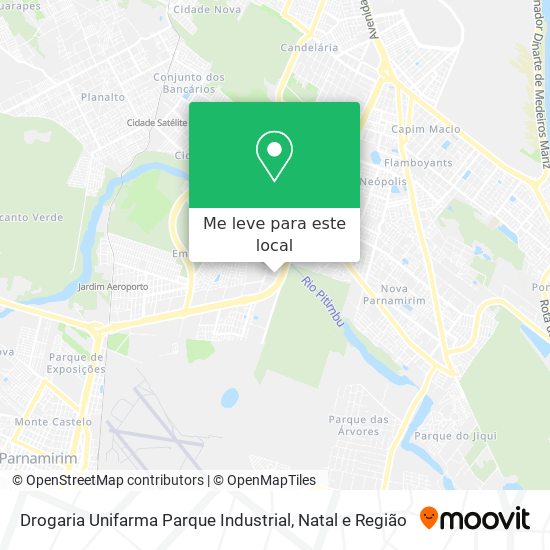 Drogaria Unifarma Parque Industrial mapa