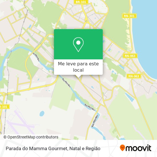 Parada do Mamma Gourmet mapa