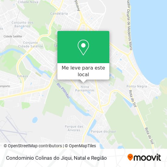 Condominio Colinas do Jiqui mapa