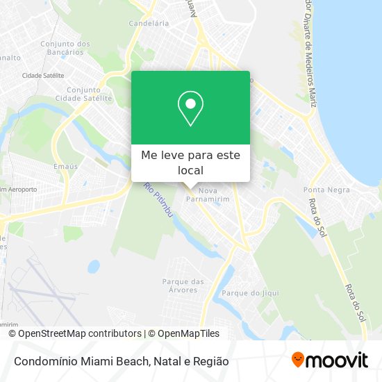 Condomínio Miami Beach mapa