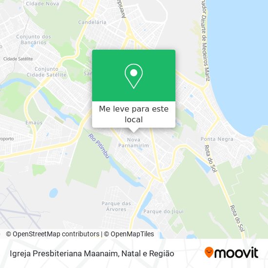 Igreja Presbiteriana Maanaim mapa