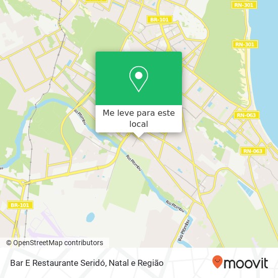 Bar E Restaurante Seridó mapa