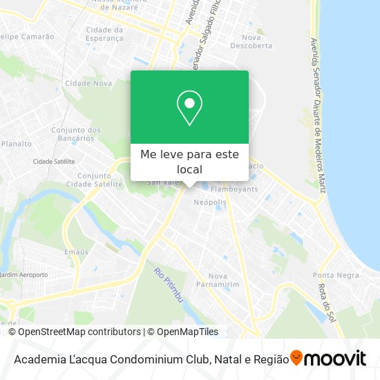 Academia L'acqua Condominium Club mapa