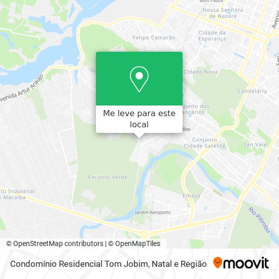 Condomínio Residencial Tom Jobim mapa