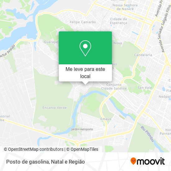 Posto de gasolina mapa