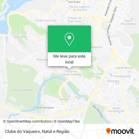 Clube do Vaqueiro mapa