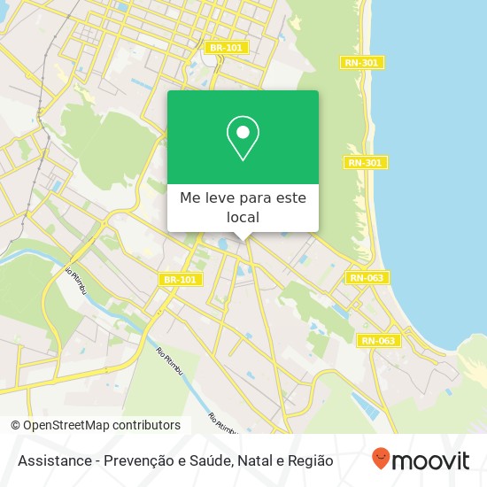 Assistance - Prevenção e Saúde mapa