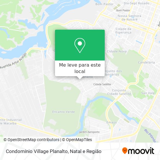 Condomínio Village Planalto mapa