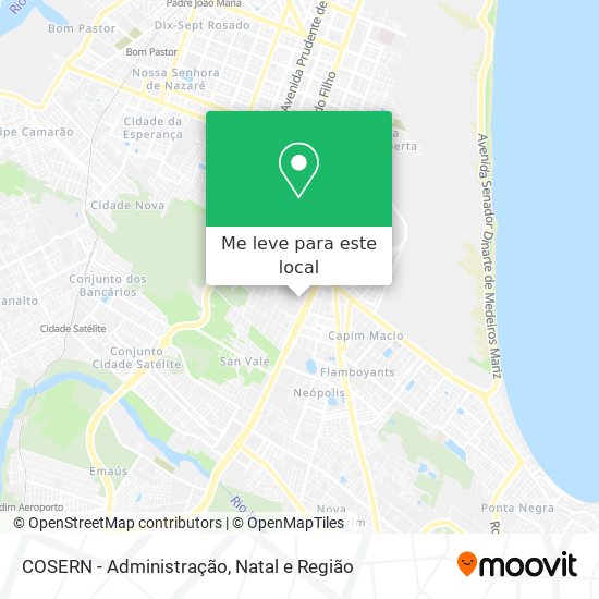 COSERN - Administração mapa