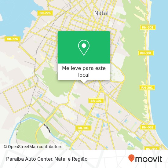 Paraíba Auto Center mapa