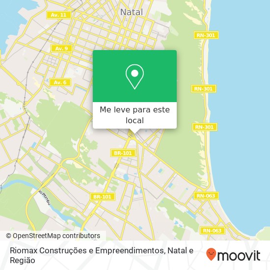 Riomax Construções e Empreendimentos mapa