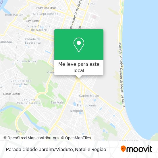 Parada Cidade Jardim/Viaduto mapa