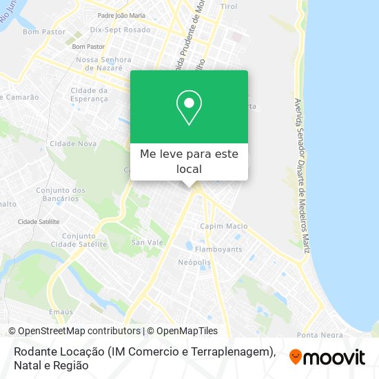 Rodante Locação (IM Comercio e Terraplenagem) mapa