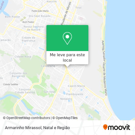 Armarinho Mirassol mapa