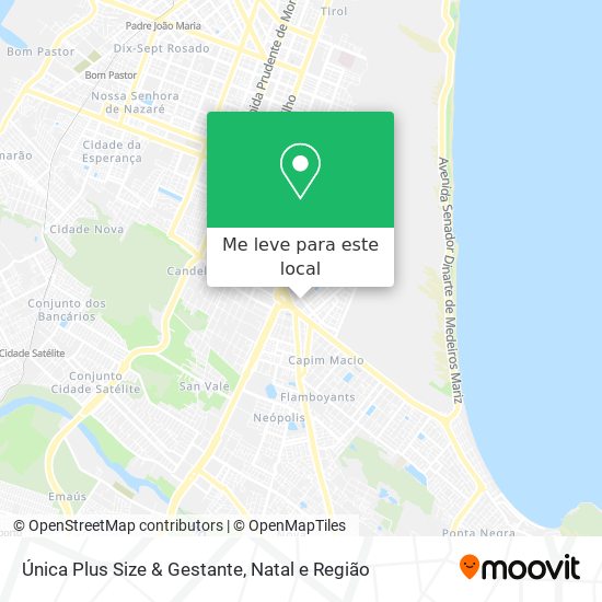 Única Plus Size & Gestante mapa