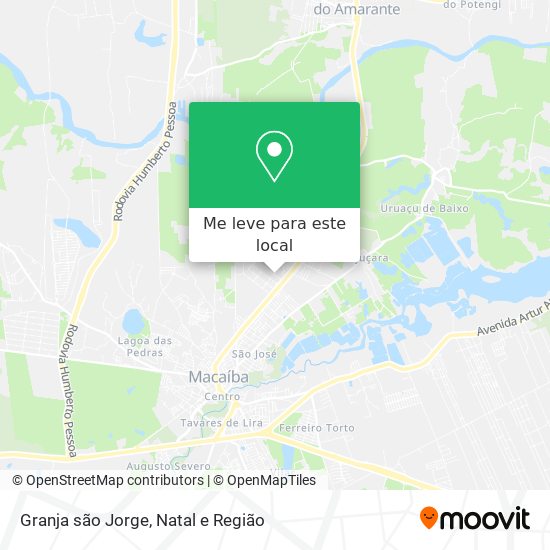 Granja são Jorge mapa