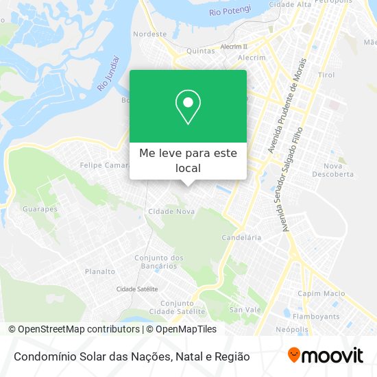 Condomínio Solar das Nações mapa