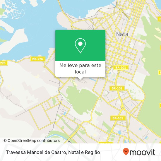 Travessa Manoel de Castro mapa