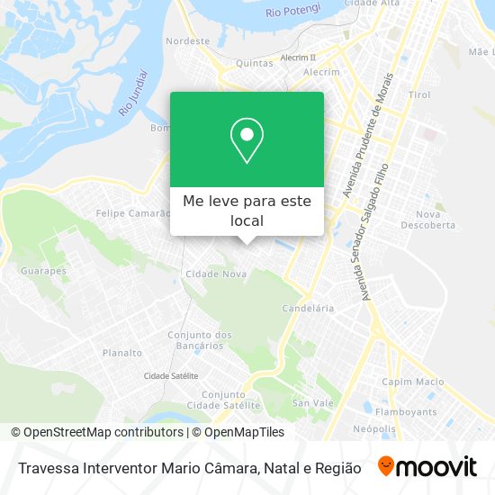 Travessa Interventor Mario Câmara mapa