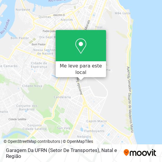 Garagem Da UFRN (Setor De Transportes) mapa