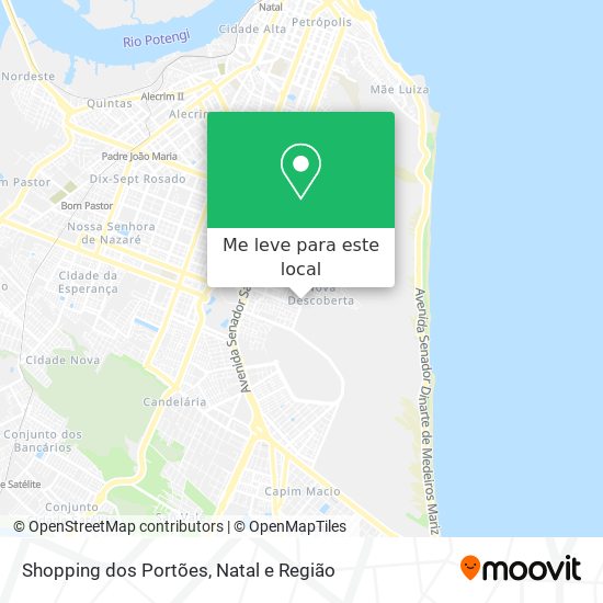 Shopping dos Portões mapa