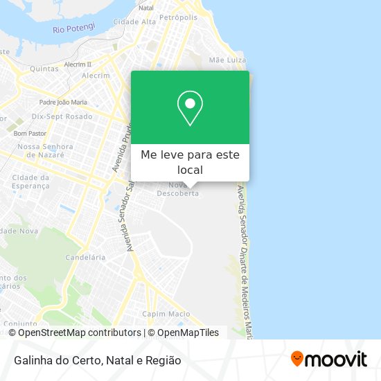 Galinha do Certo mapa