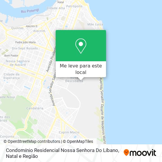 Condomínio Residencial Nossa Senhora Do Líbano mapa