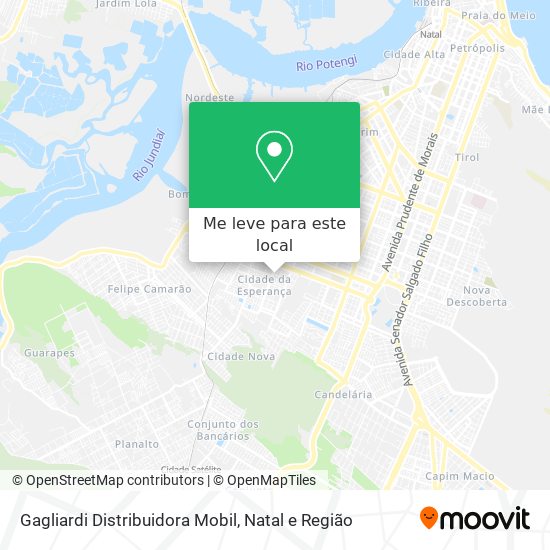 Gagliardi Distribuidora Mobil mapa