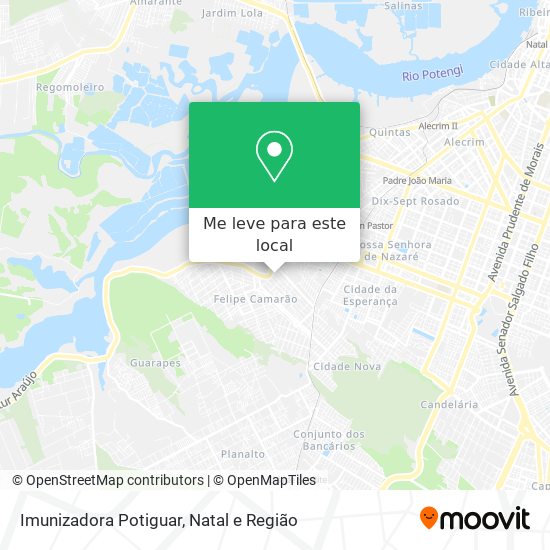 Imunizadora Potiguar mapa