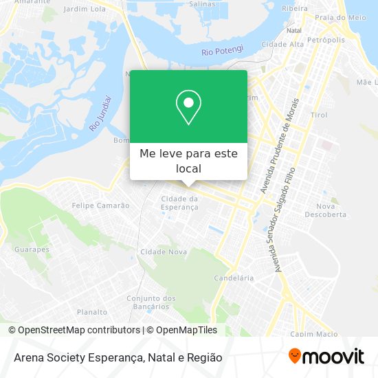 Arena Society Esperança mapa