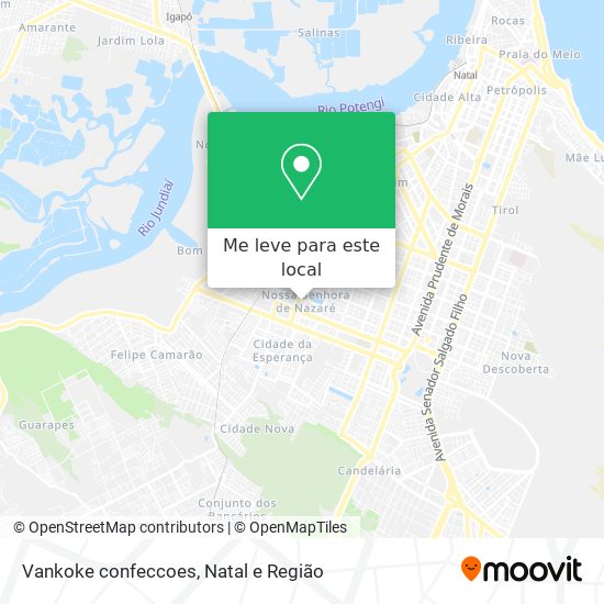 Vankoke confeccoes mapa