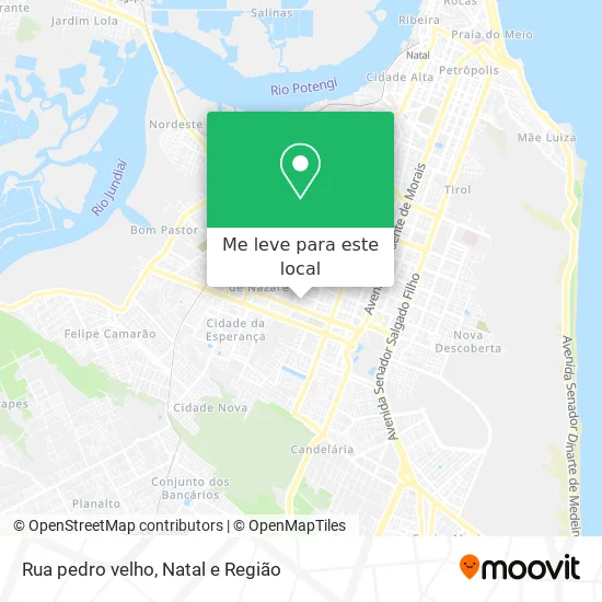 Rua pedro velho mapa