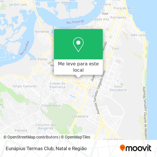 Eunápius Termas Club mapa