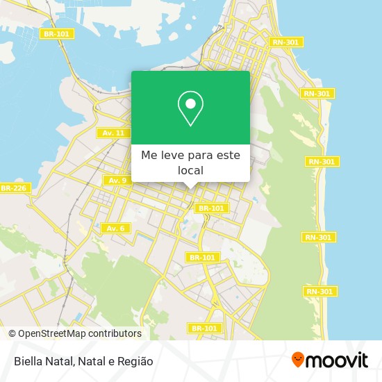 Biella Natal mapa