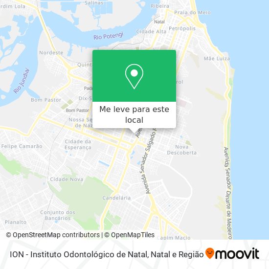 ION - Instituto Odontológico de Natal mapa