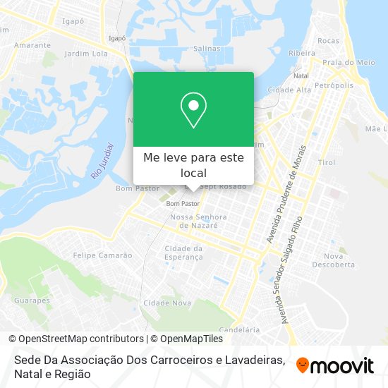 Sede Da Associação Dos Carroceiros e Lavadeiras mapa