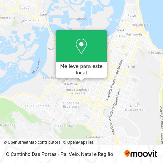 O Cantinho Das Portas - Pai Veio mapa