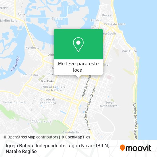 Igreja Batista Independente Lagoa Nova - IBILN mapa