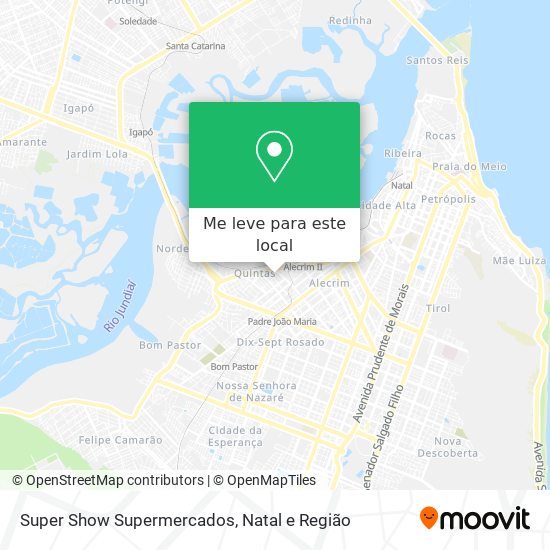Super Show Supermercados mapa