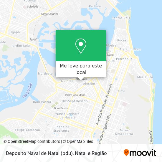 Deposito Naval de Natal (pdu) mapa