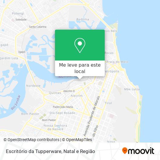 Escritório da Tupperware mapa