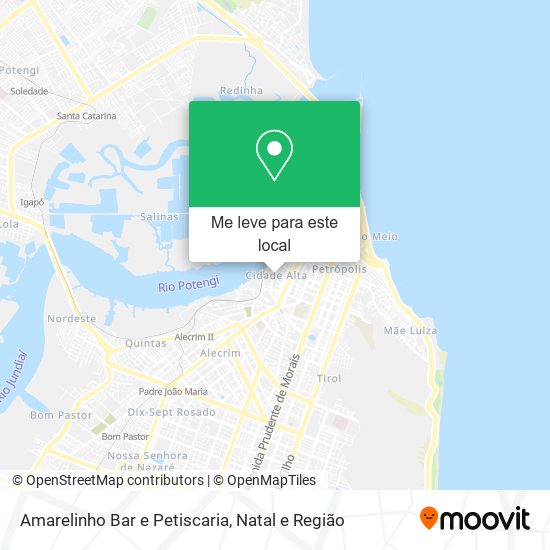 Amarelinho Bar e Petiscaria mapa