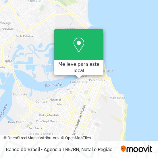 Banco do Brasil - Agencia TRE / RN mapa