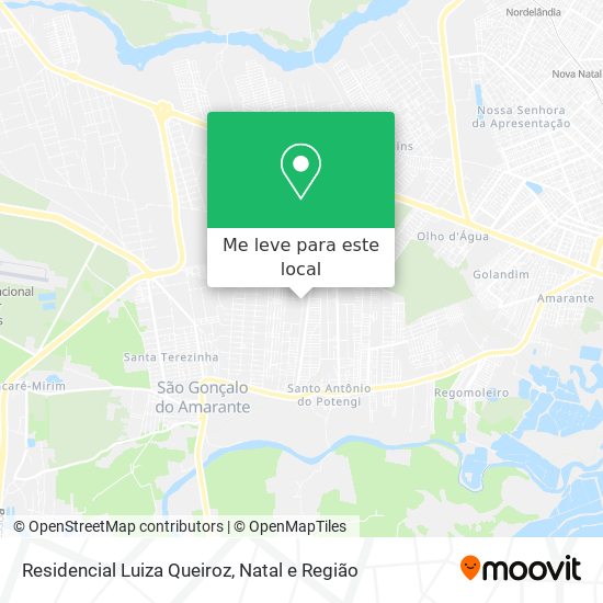 Residencial Luiza Queiroz mapa