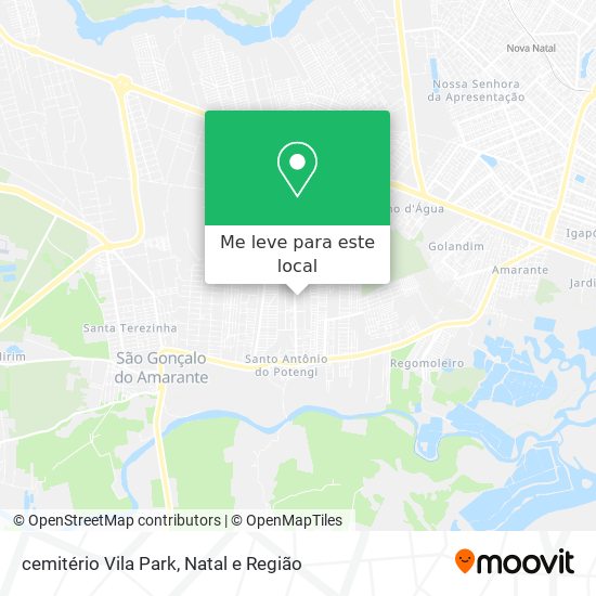 cemitério Vila Park mapa