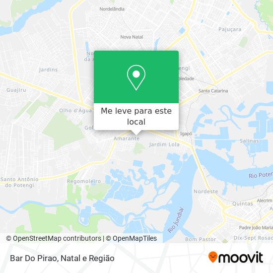 Bar Do Pirao mapa